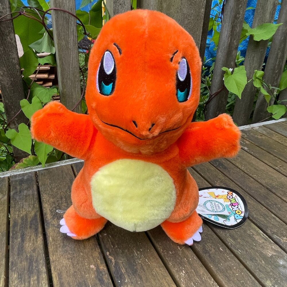 Pokemon Charmander Plush 1997 Nintendo Game Freak New Tags 10"
